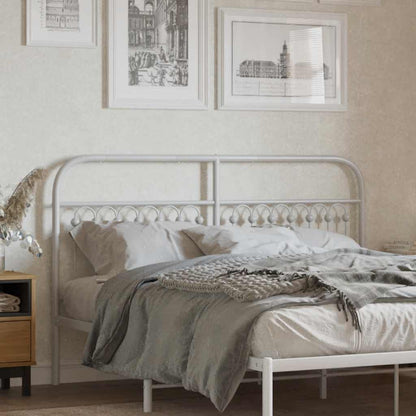 Testiera di Ricambio in Metallo Bianco 160 cm