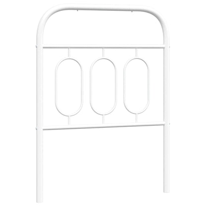 Testiera in Metallo Bianco 75 cm