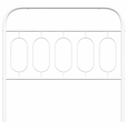 Testiera in Metallo Bianco 100 cm