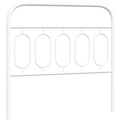 Testiera in Metallo Bianco 107 cm