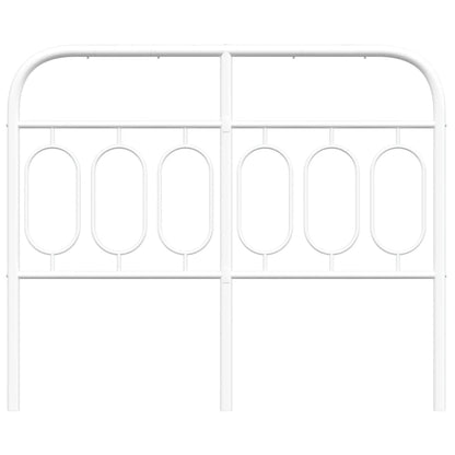 Testiera in Metallo Bianco 120 cm