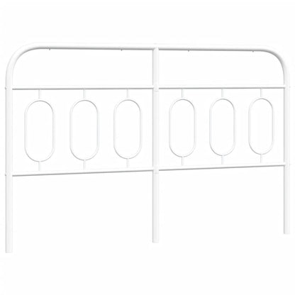 Testiera in Metallo Bianco 137 cm