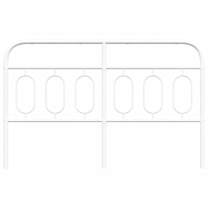 Testiera in Metallo Bianco 150 cm