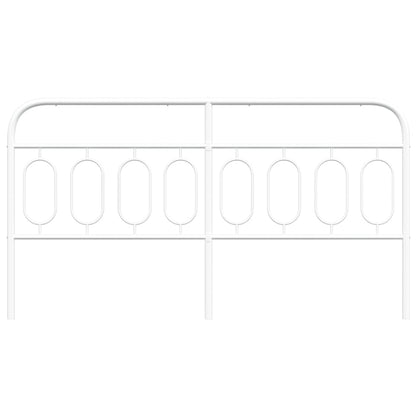 Testiera in Metallo Bianco 160 cm