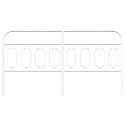 Testiera in Metallo Bianco 193 cm