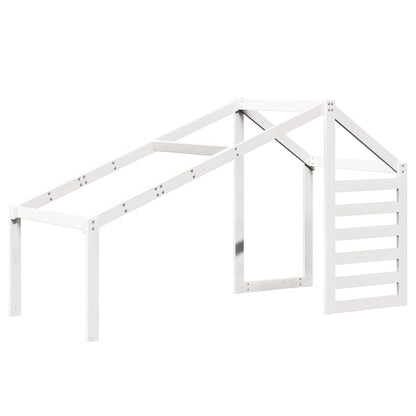 Tetto per Letto Bambini Bianco 198x87x113cm Legno Massello Pino