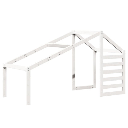 Tetto per Letto Bambini Bianco 198x97x113cm Legno Massello Pino