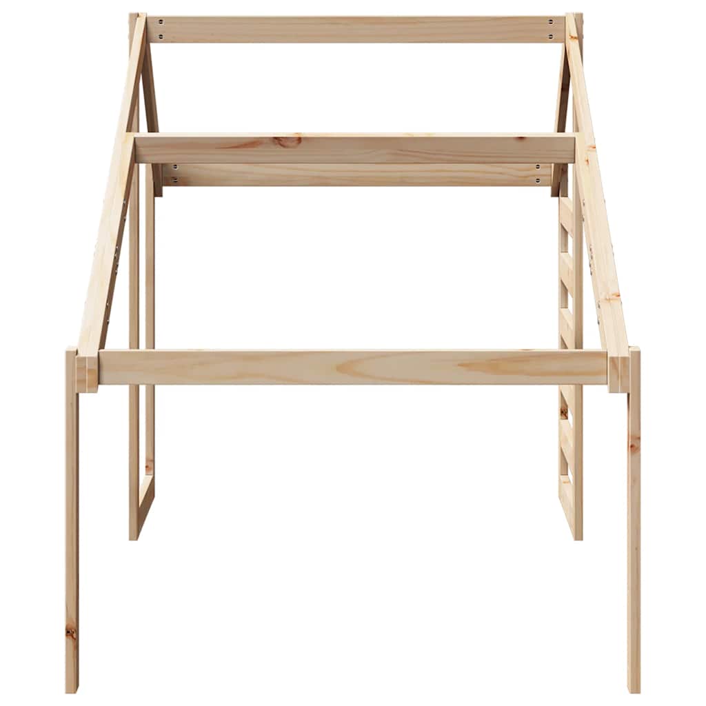Tetto per Letto Bambini 188x97x113 cm in Legno Massello di Pino