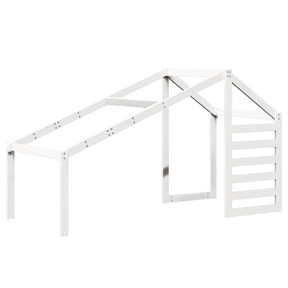 Tetto per Letto Bambini Bianco 188x97x113cm Legno Massello Pino