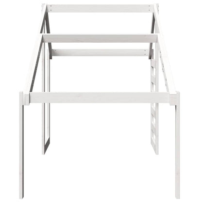 Tetto per Letto Bambini Bianco 188x97x113cm Legno Massello Pino