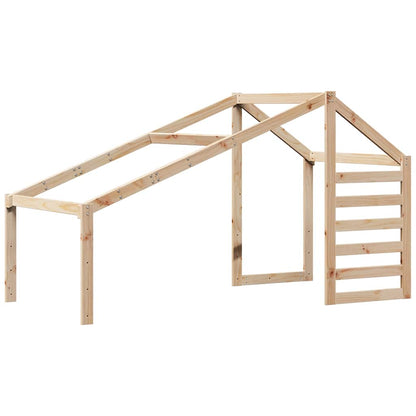 Tetto per Letto Bambini 188x82x113 cm in Legno Massello di Pino