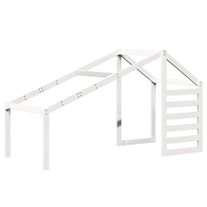 Tetto per Letto Bambini Bianco 188x82x113cm Legno Massello Pino