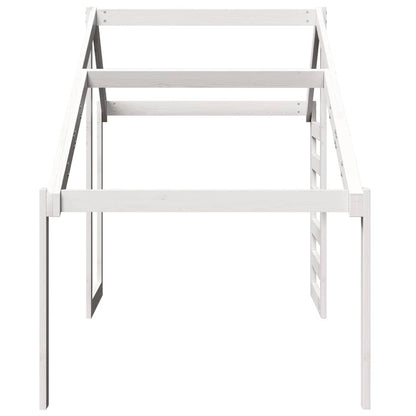 Tetto per Letto Bambini Bianco 188x82x113cm Legno Massello Pino
