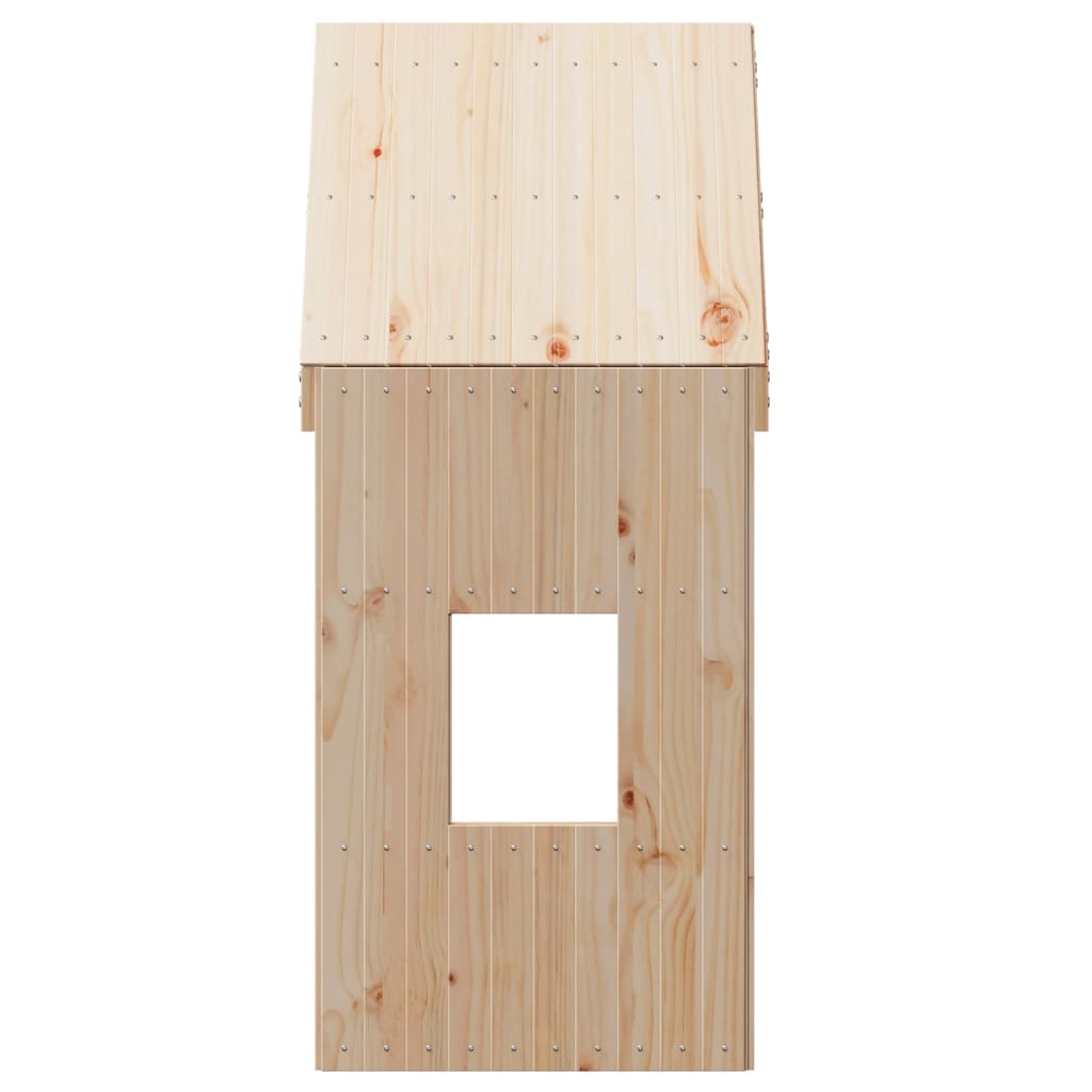 Tetto per Letto Bambini 60x99x139,5cm in Legno Massello di Pino