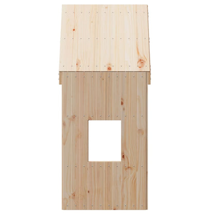 Tetto per Letto Bambini 60x99x139,5cm in Legno Massello di Pino