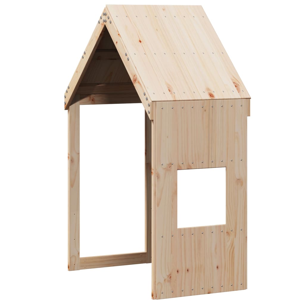Tetto per Letto Bambini 55x99x139,5cm in Legno Massello di Pino