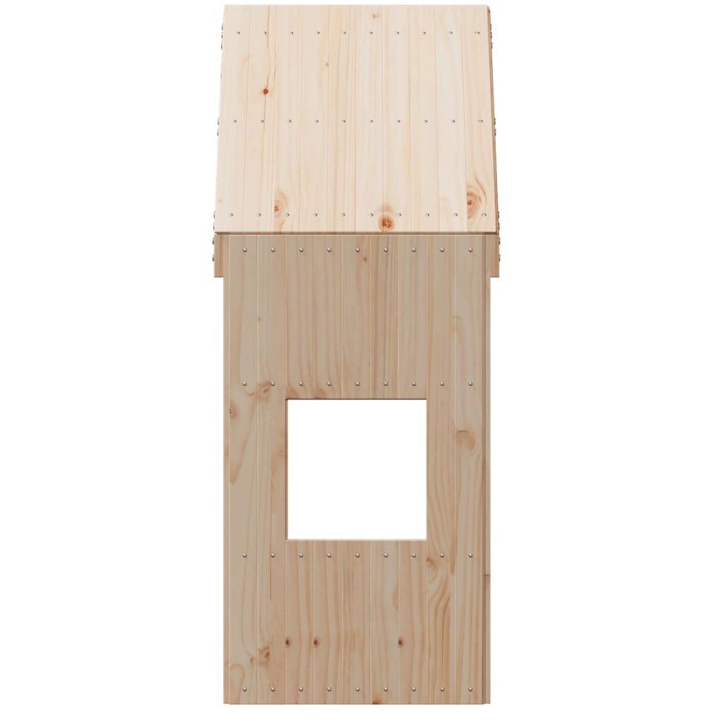 Tetto per Letto Bambini 55x99x139,5cm in Legno Massello di Pino