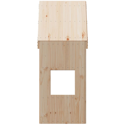 Tetto per Letto Bambini 55x99x139,5cm in Legno Massello di Pino