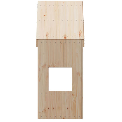 Tetto per Letto Bambini 55x84x132 cm in Legno Massello di Pino