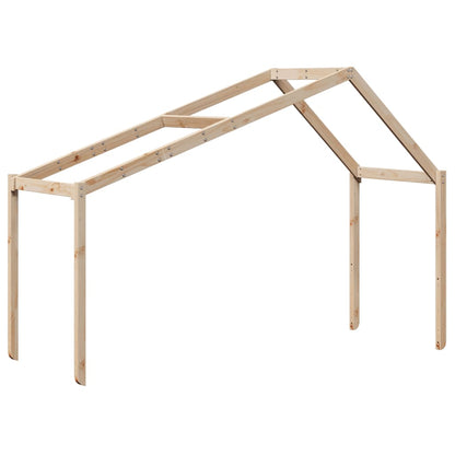 Tetto per Letto Bambini 213x85,5x144,5cm Legno Massello di Pino