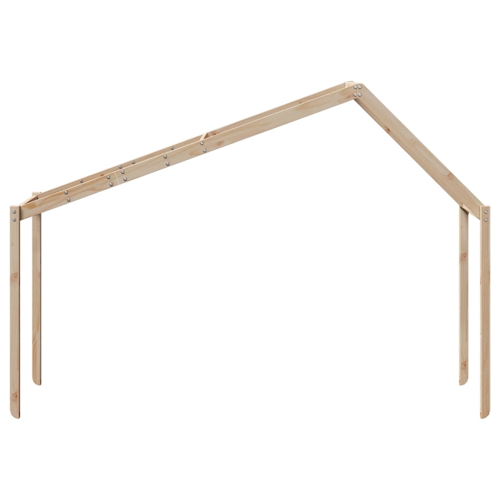 Tetto per Letto Bambini 203x95,5x142 cm Legno Massello di Pino