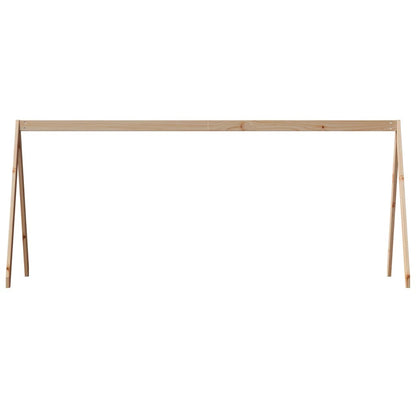 Tetto per Letto Bambini 209x95,5x88 cm Legno Massello di Pino