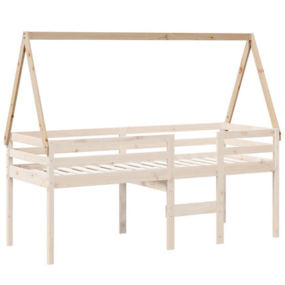 Tetto per Letto Bambini 209x85,5x88 cm Legno Massello di Pino