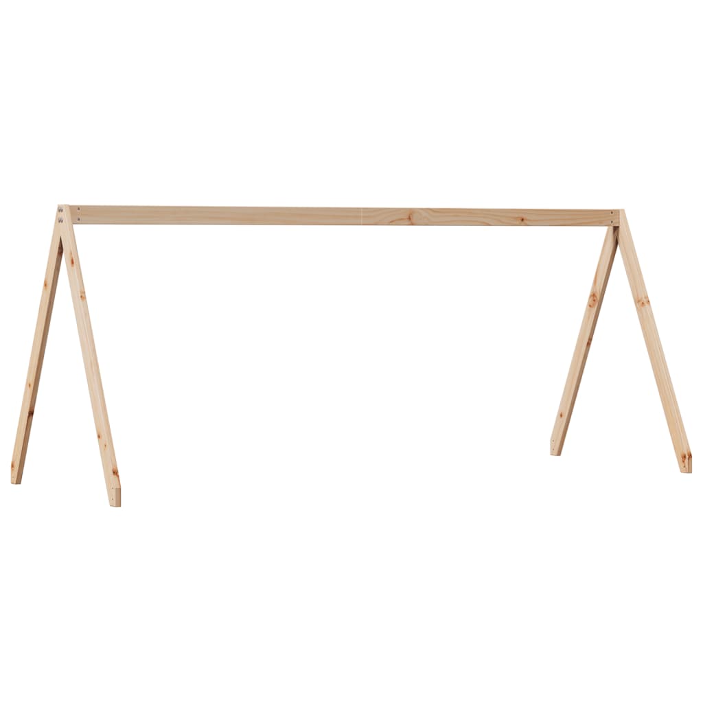 Tetto per Letto Bambini 199x80,5x88 cm Legno Massello di Pino