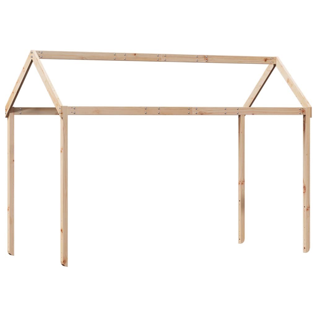 Tetto per Letto Bambini 217x85,5x154 cm Legno Massello di Pino