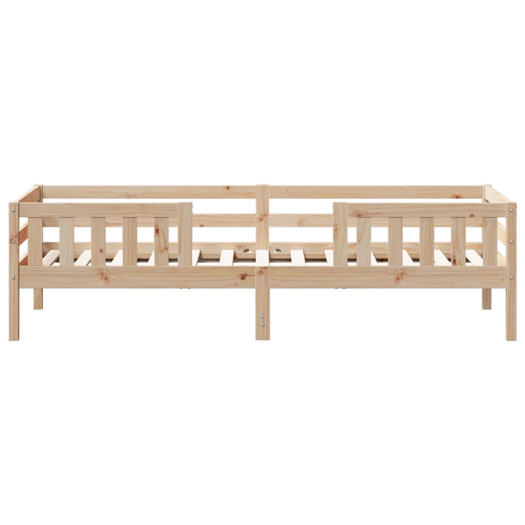 Letto senza Materasso 90x200 cm in Legno Massello di Pino