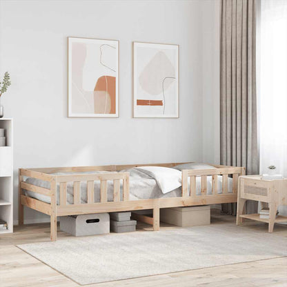 Letto senza Materasso 90x190 cm in Legno Massello di Pino