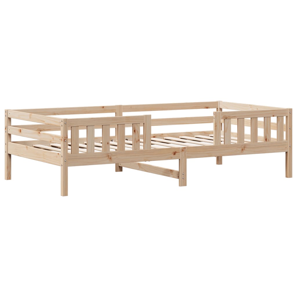 Letto senza Materasso 75x190 cm in Legno Massello Pino