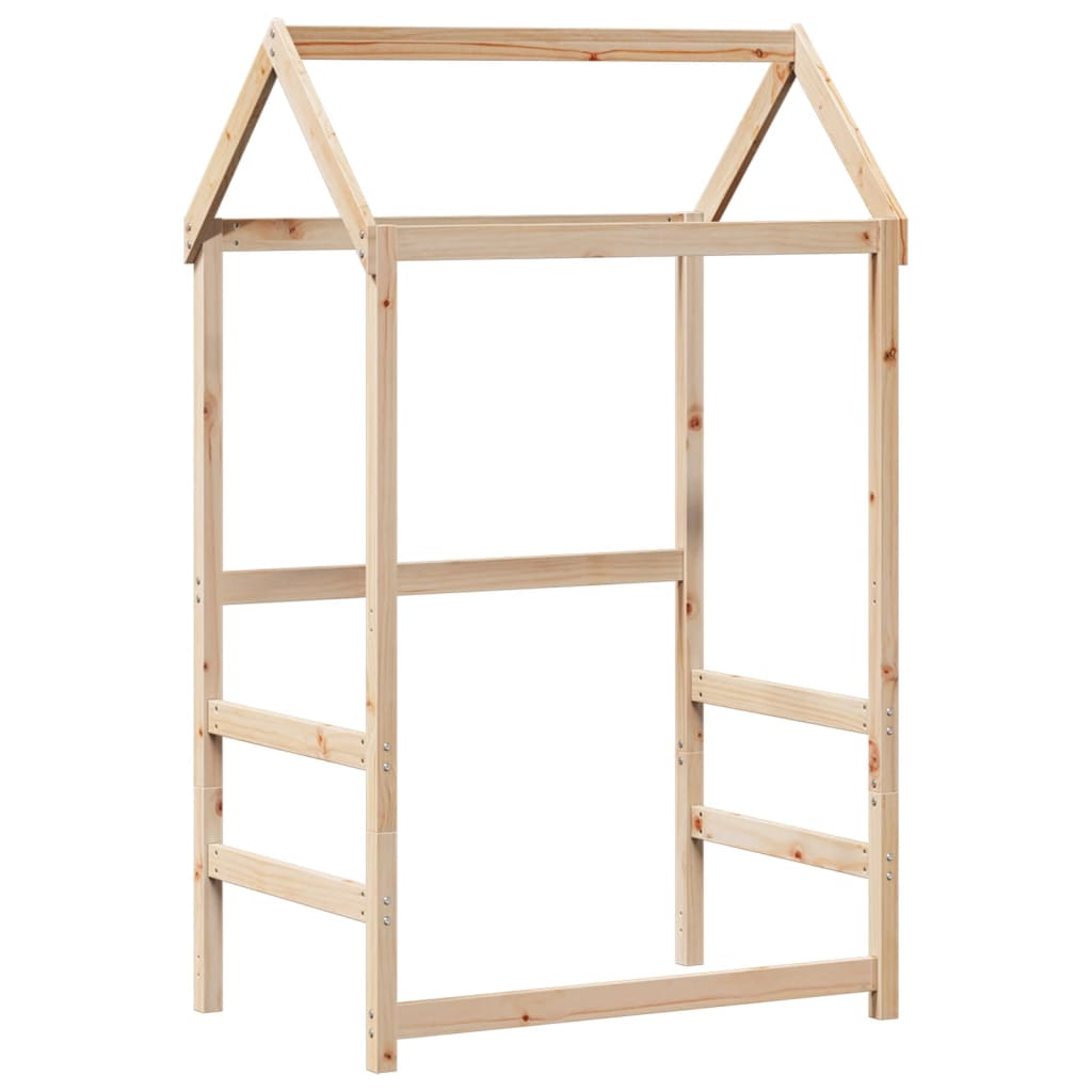 Tetto per Letto Bambini 118x70x176,5 cm Legno Massello di Pino