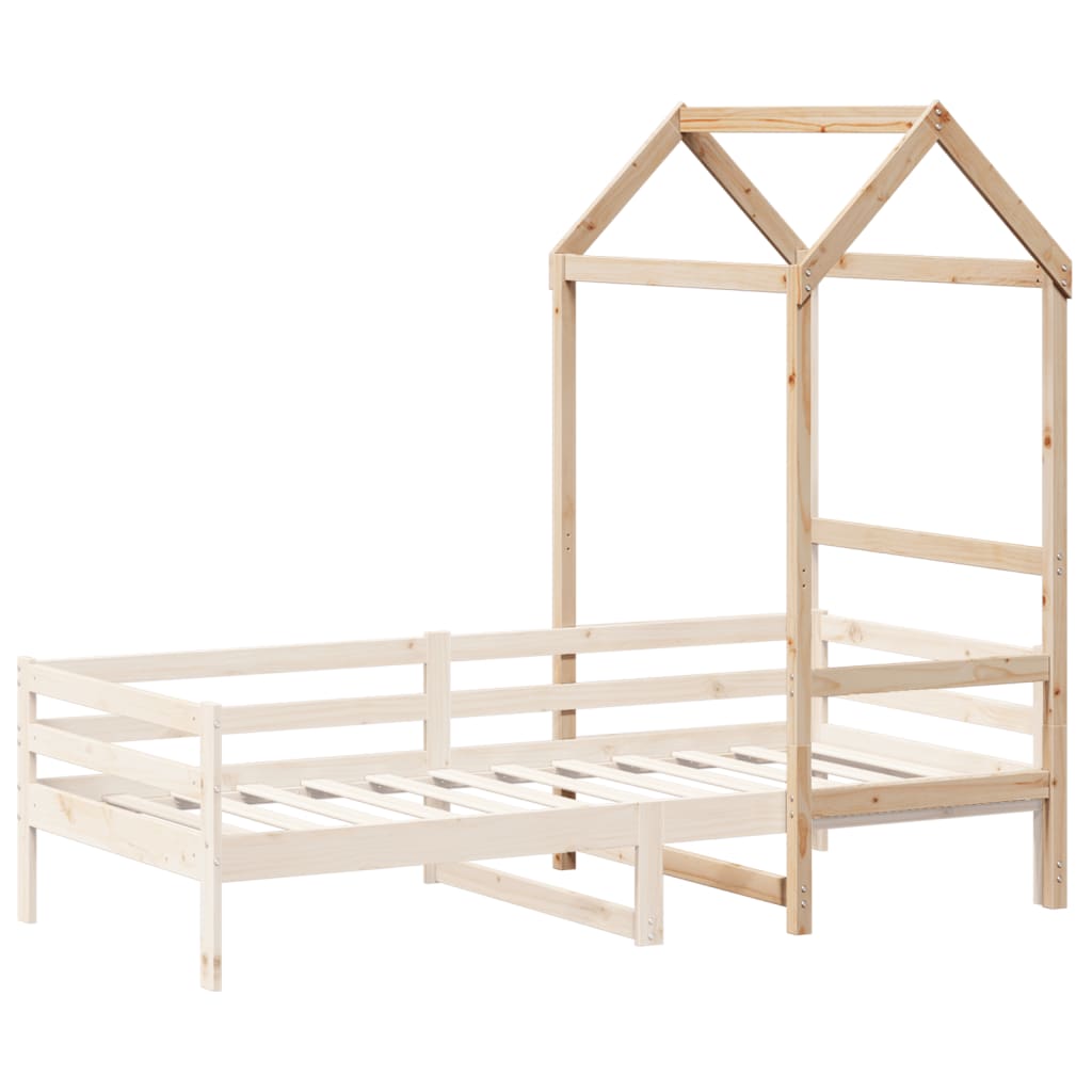 Tetto per Letto Bambini 118x70x176,5 cm Legno Massello di Pino