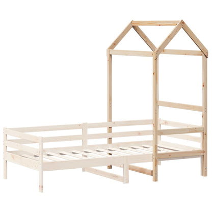 Tetto per Letto Bambini 108x70x176,5 cm Legno Massello di Pino