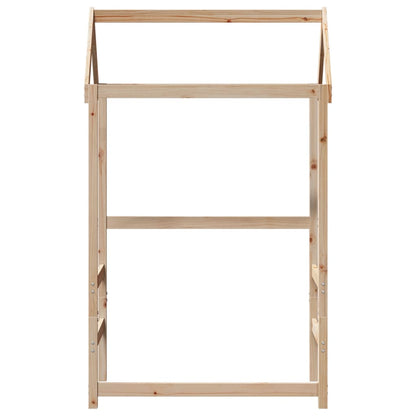 Tetto per Letto Bambini 108x70x176,5 cm Legno Massello di Pino