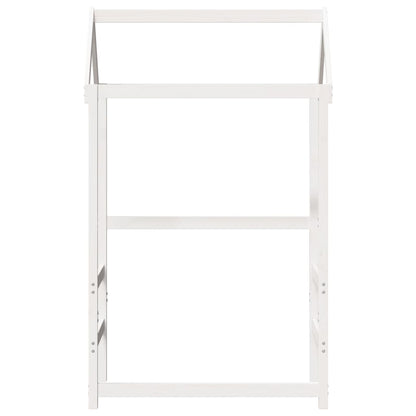 Tetto Letto Bambini Bianco 108x70x176,5 cm Legno Massello Pino