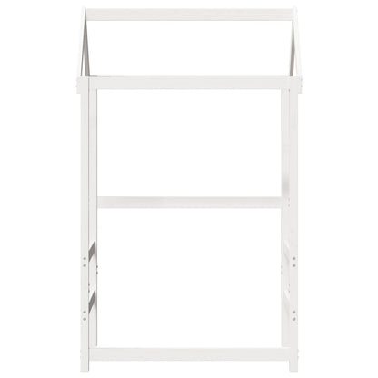 Tetto Letto Bambini Bianco 98x70x176,5 cm Legno Massello Pino