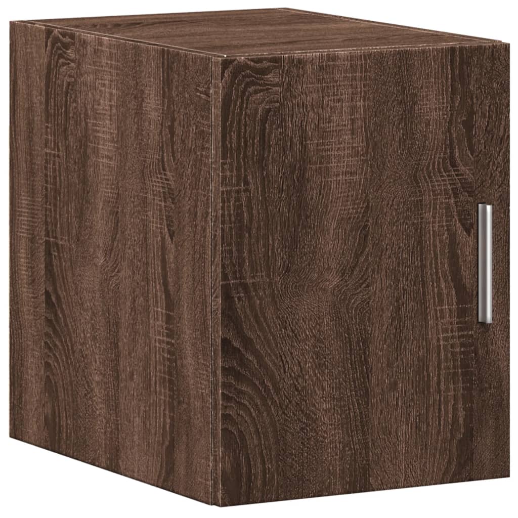 Mobile a Parete Rovere Marrone 30x42,5x40cm Legno Multistrato