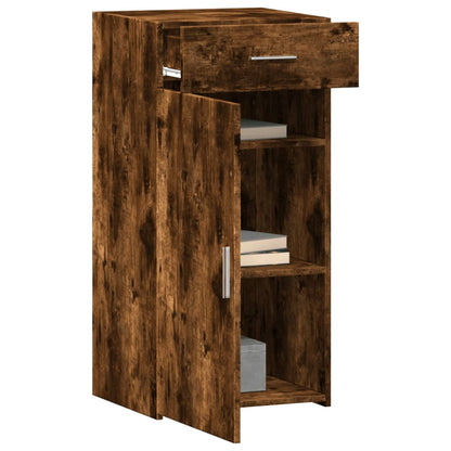 Credenza Rovere Fumo 45x42,5x93 cm in Legno Multistrato