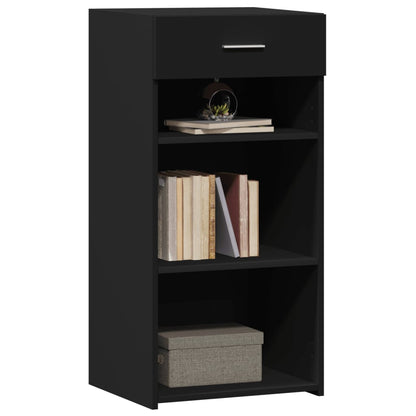 Credenza Nera 45x42,5x93 cm in Legno Multistrato