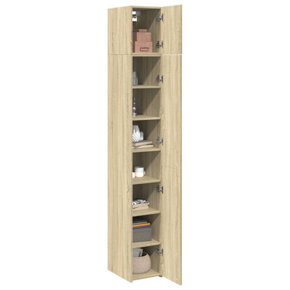 Mobile Sottile Rovere Sonoma 30x42,5x225 cm in Truciolato
