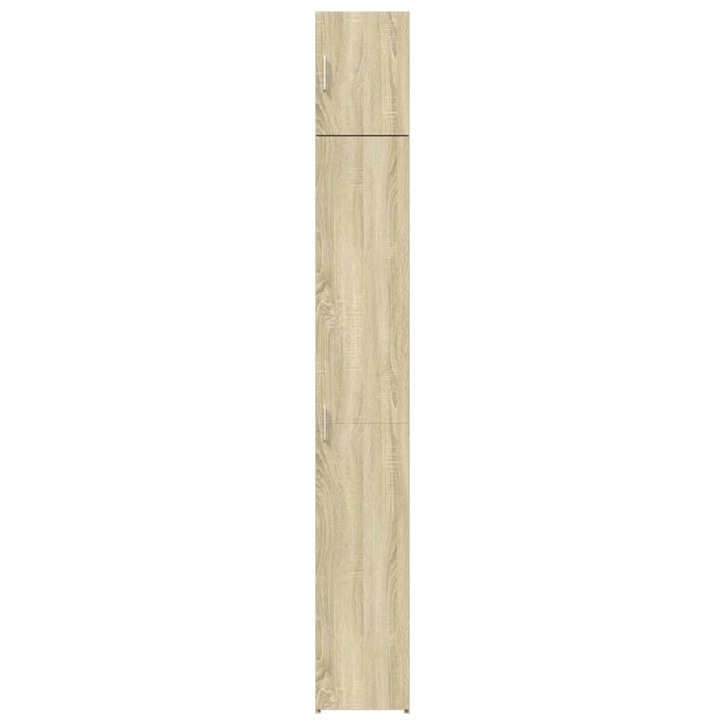Mobile Sottile Rovere Sonoma 30x42,5x225 cm in Truciolato