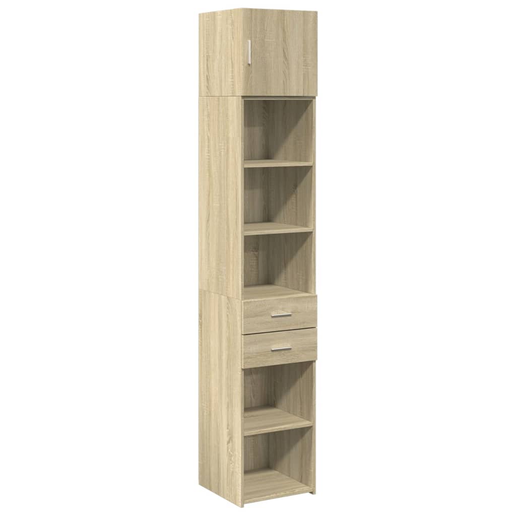 Mobile Sottile Rovere Sonoma 40x42,5x225 cm in Truciolato