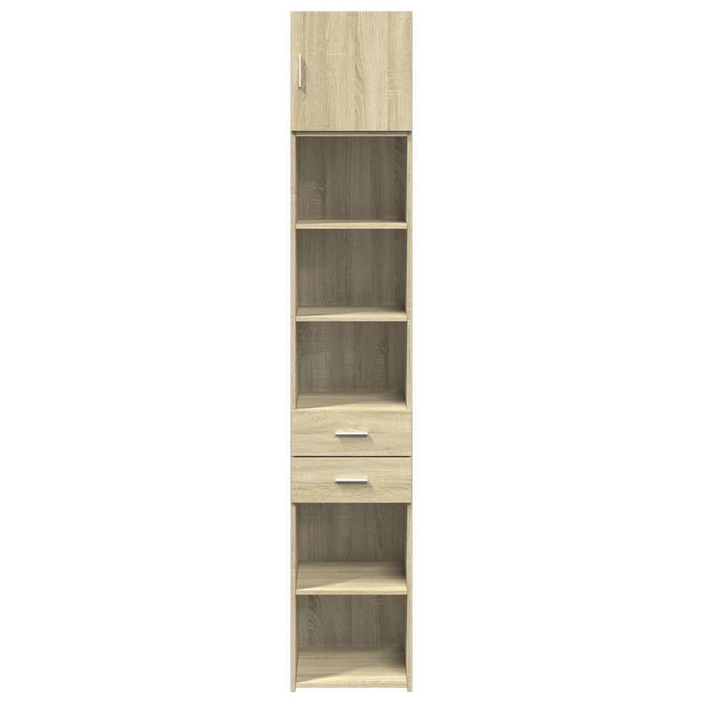 Mobile Sottile Rovere Sonoma 40x42,5x225 cm in Truciolato