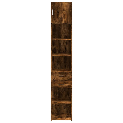 Mobile Sottile Rovere Fumo 40x42,5x225 cm in Truciolato
