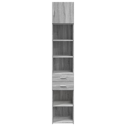 Mobile Sottile Grigio Sonoma 40x42,5x225 cm in Truciolato