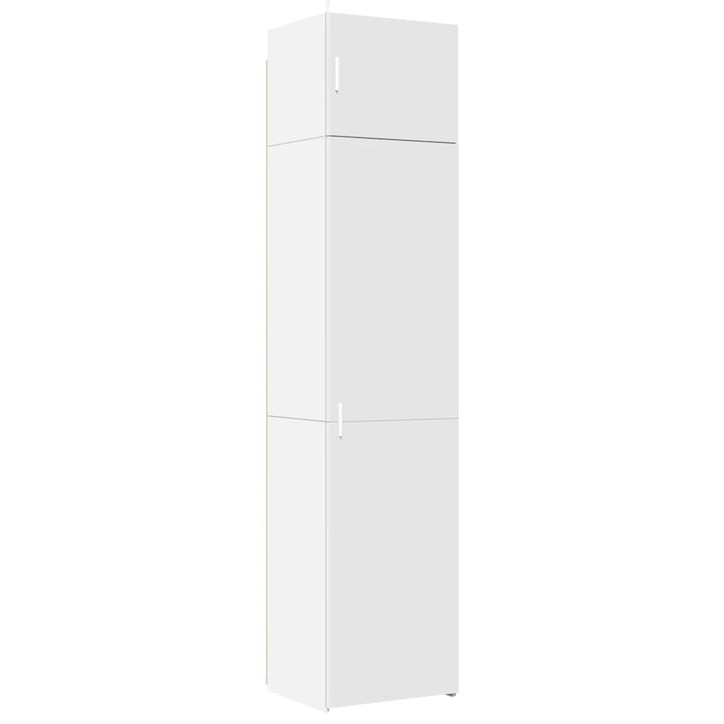 Mobile Sottile Bianco 50x42,5x225 cm in Truciolato