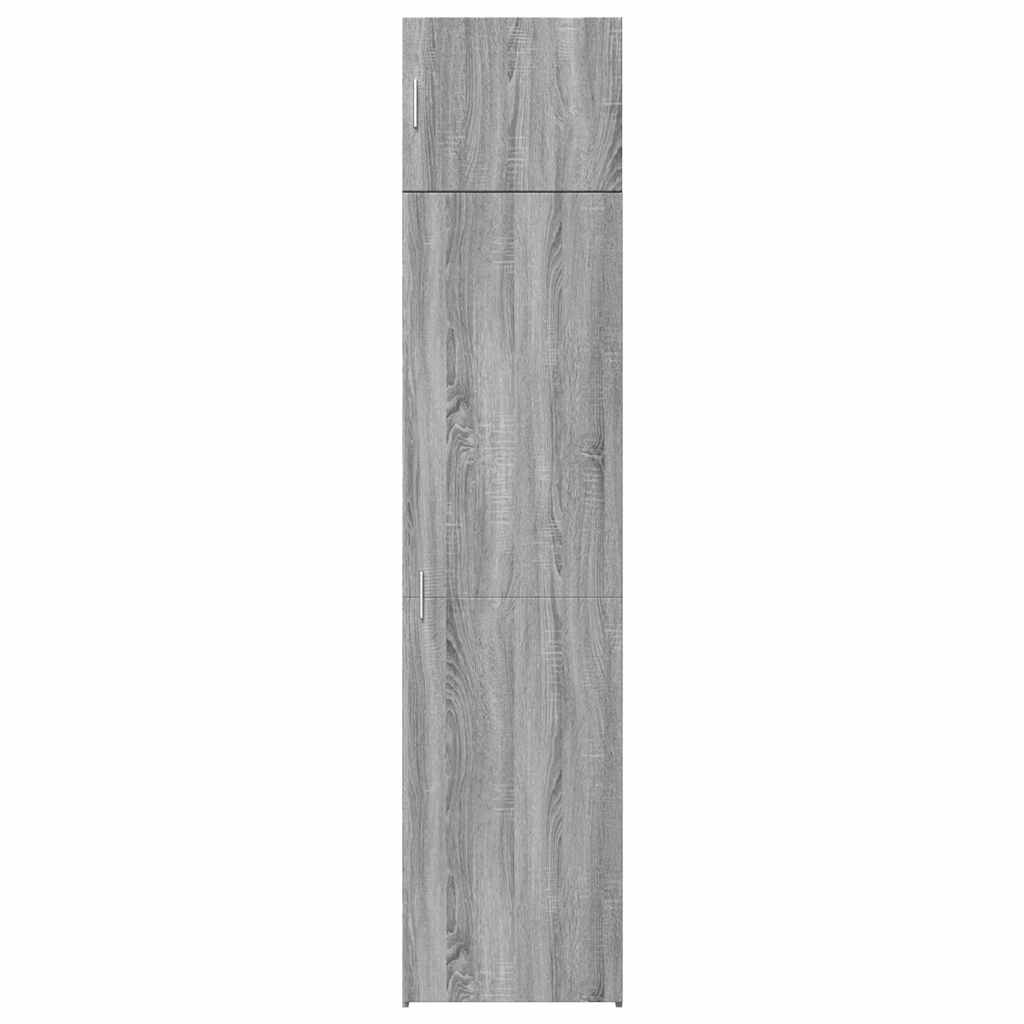 Mobile Sottile Grigio Sonoma 50x42,5x225 cm in Truciolato