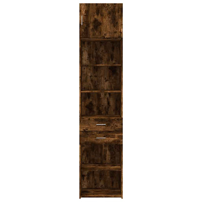 Mobile Sottile Rovere Fumo 50x42,5x225 cm in Truciolato